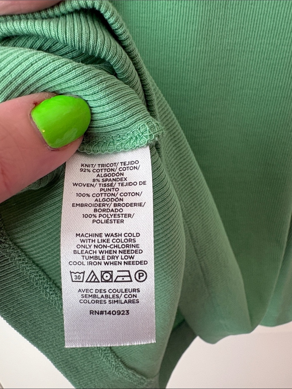 LOFT Mint Green Puff-Sleeve Eyelet Top Size XL - Picture 6 of 6